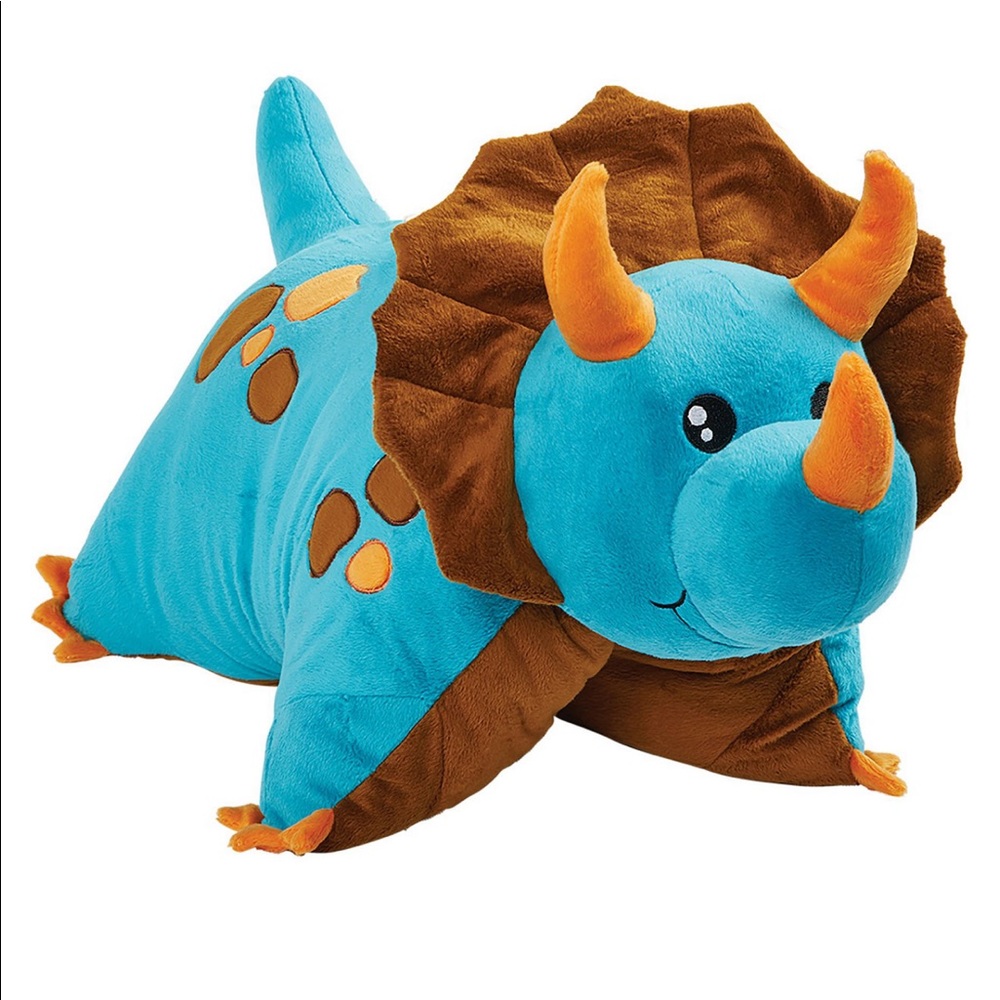 Pillow Pets Signature Jumboz, original blue Dino🦕